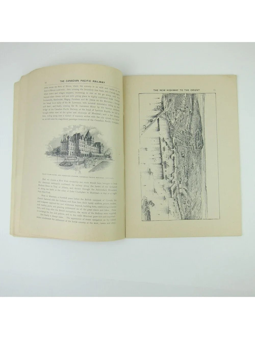 Canadian Pacific Railway Tour Book Canada Mountains Prairies Rivers Antique 1900